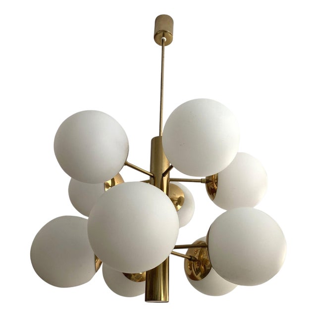 Mid-Century Modern Sputnik Chandelier, 1970s For Sale