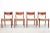 Brown Teak Chairs by Marten Franckena for Fristho, 1960s, Set of 4 For Sale - Image 8 of 8