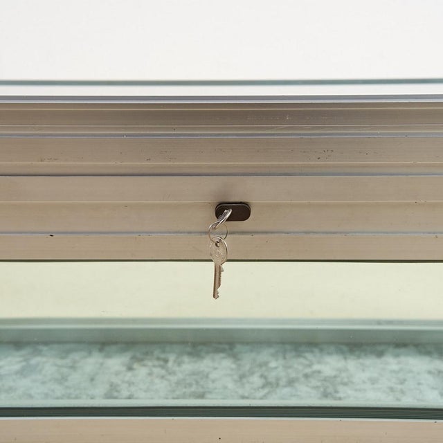 Display case with shatterproof glass height: 34 width: 81 depth: 40 additional information style: vintage production...