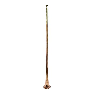 Antique English Brass and Copper Coaching Horn by Boosey & Co., Circa 1880 For Sale