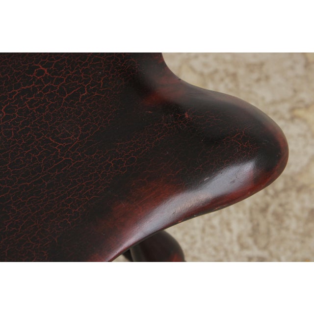 Bench Made Bow Back Painted Finish Windsor Chair For Sale - Image 11 of 16