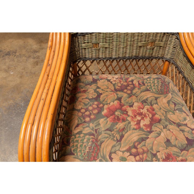 Grange French Rattan Art Deco Loungers A Pair Chairish