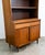 1960s Mid Century Modern China Cabinet Hutch Glass Display Walnut Furniture Drawers For Sale - Image 11 of 12