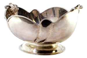 Silver Candy Box with Elliptical-Shaped Trims