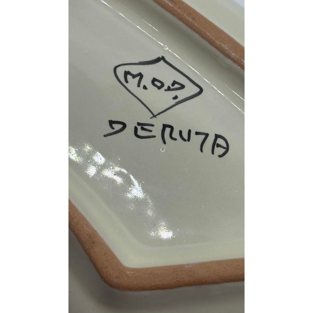 1990s M.O.D. Deruta “Frutta Mista” Antipasto Set - 7 Piece For Sale - Image 11 of 12