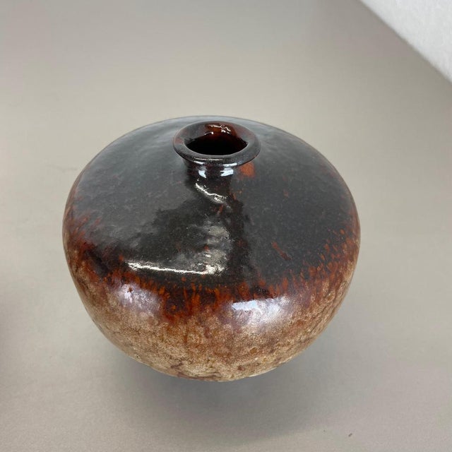 Studio Pottery Vase by Elmar & Elke Kubicek, Germany, 1970s, Set of 2 For Sale - Image 14 of 18