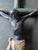 19thc Latin American Santo of Jesus on the Cross Wall Mount sold as found showing wear commensurate with age without damage,