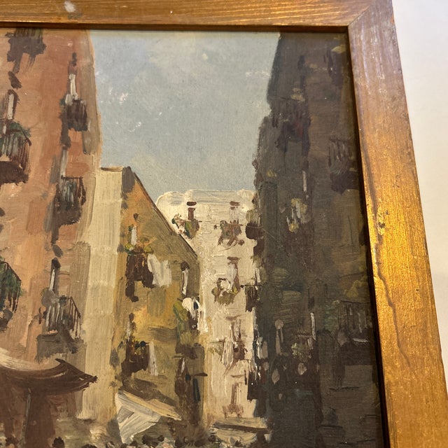 Giuseppe Rispoli Original Mid Century Painting For Sale In Philadelphia - Image 6 of 8