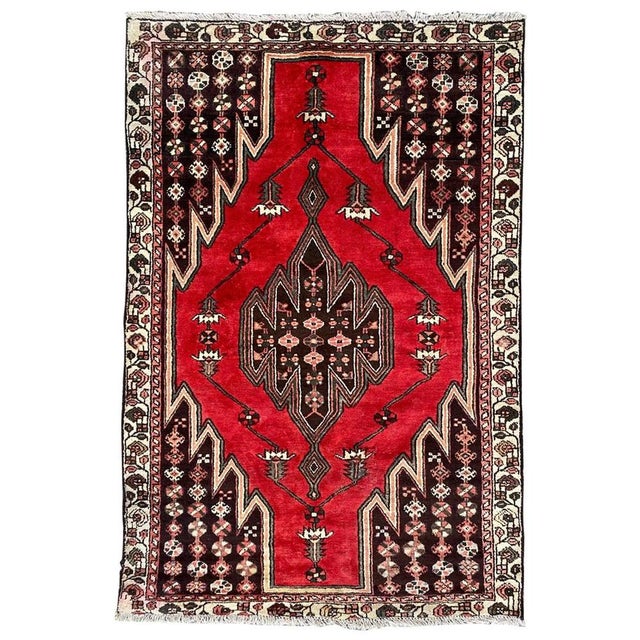 Vintage Tribal Mazlaghan Rug, 1950s For Sale - Image 17 of 17