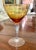 Cambridge Glass Company 1930s Mid-Century Cambridge Glass Amber & Clear Stem Champagne Coupes - Set of 7 For Sale - Image 4 of 18