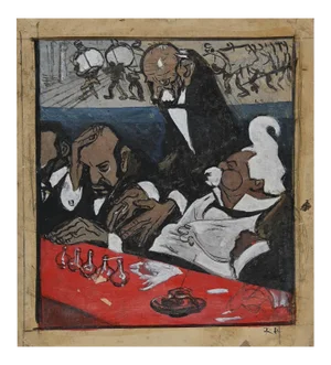 Gabriele Galantara, Thinkers,Drawing, 1910s