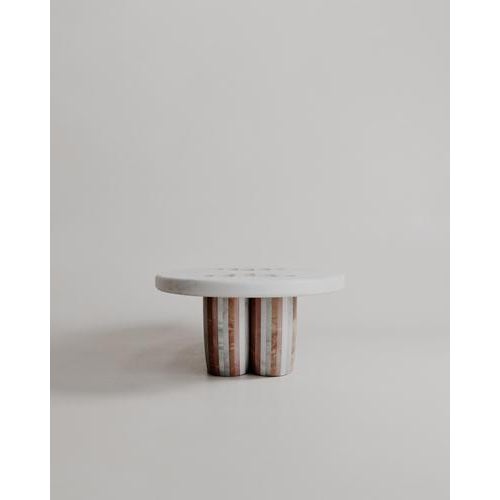 Heart Aïmi Coffee Table in Red Marble Stone by Esther Knopfler For Sale - Image 9 of 15