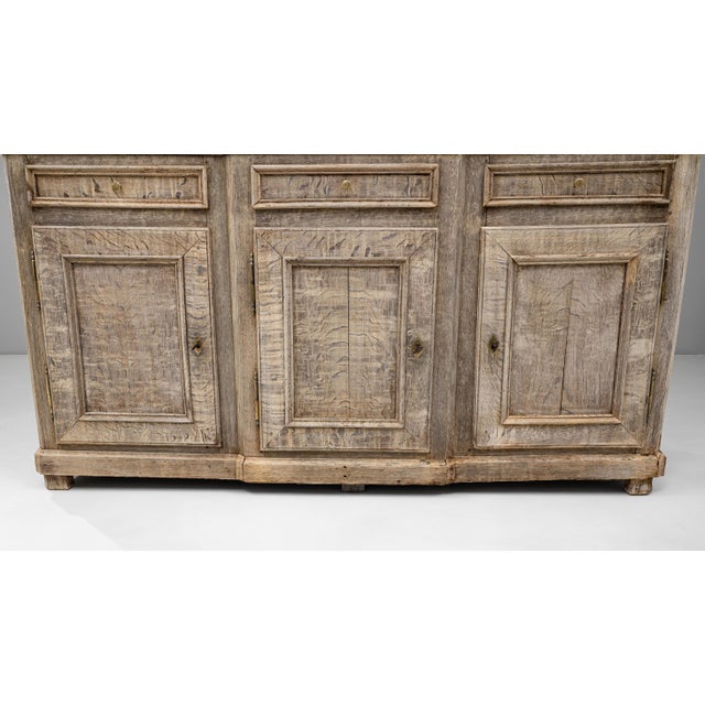 Brown 1890s French Provincial Oak Vitrine For Sale - Image 8 of 18