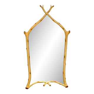 Carvers Guild 'Gothic Twig' Mirror by Carol Canner For Sale