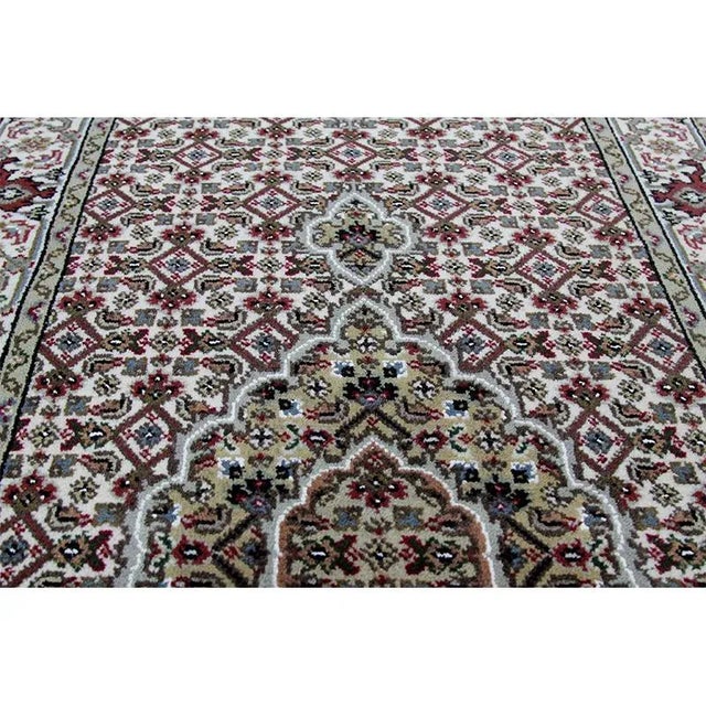 Ivory 2010s Handwoven Tabriz Style Runner Rug 2’6″ X 20’3″ For Sale - Image 8 of 10