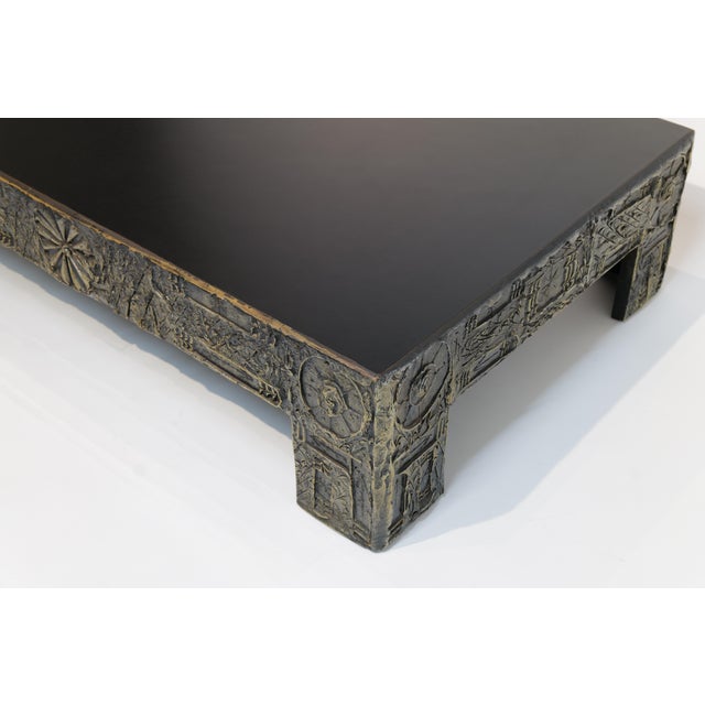 Mid 20th Century Adrian Pearsall Brutalist Sculpted Resin Cocktail Table For Sale - Image 12 of 12