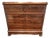 19th Century French Flame Mahogany Marble Top Secretaire a Abattant For Sale
