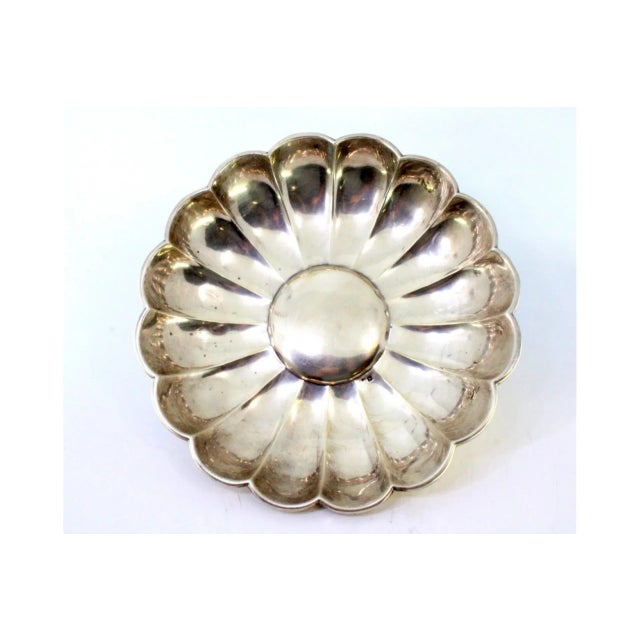Fruit Bowl in Gummed Silver For Sale - Image 6 of 7