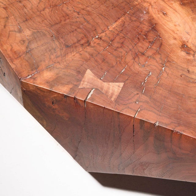 Alma Allen Walnut Coffee Table 2015 For Sale - Image 4 of 5