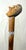 19th Century Antique 1800's Hand Carved Nut Wood Sterling Silver Man Face Walking Stick Cane For Sale - Image 5 of 17