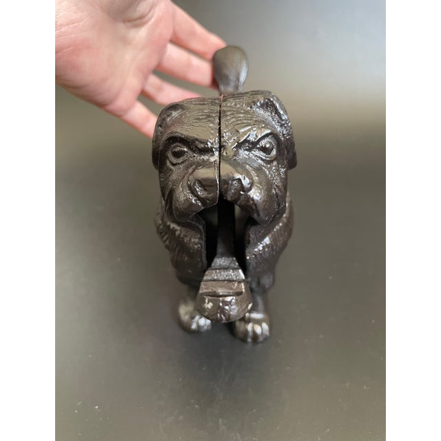 Vintage Cast Iron English Bulldog Nutcracker For Sale - Image 12 of 14