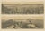 Large Antique Print with panoramic views of Khong Island and a Valley by F. Garnier, Laos For Sale