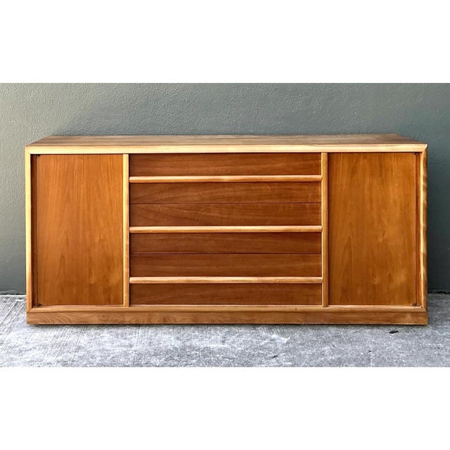 Widdicomb t.h. Robsjohn-Gibbings for Widdicomb Wood Credenza For Sale - Image 4 of 12