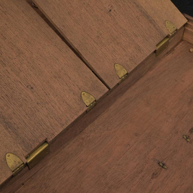 Baroque Travel Box in Mahogany with Brass Fittings, 1750s For Sale - Image 9 of 10