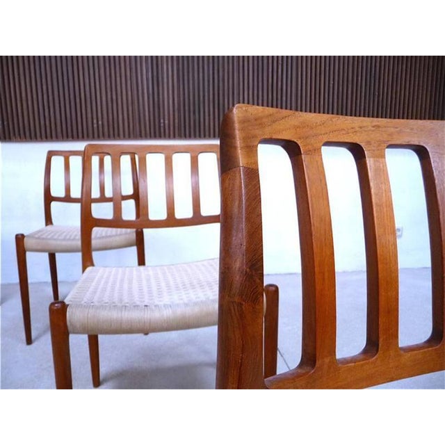 1960s Teak Dining Chairs from J.L. Møller, Set of 6 For Sale - Image 5 of 15