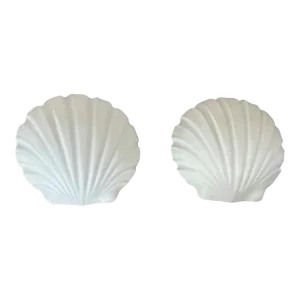 Pair Shell Shaped Opaline Glass Wall Sconce, by Limburg, 1960s Germany