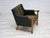 Danish Armchair in Green Furniture Wool and Oak Wood, 1970s For Sale - Image 6 of 18