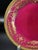 French Crimson & Gilt Porcelain Cabinet Plates from WG Co Limoges, 1890s, Set of 2 For Sale - Image 13 of 17