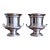 Pair English Silver Plate Campagna Urns- Champagne / Wine Coolers For Sale