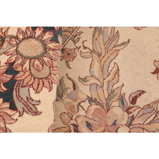 Textile Bohemein Basan Pak-Persian Beige/Green Wool Rug - 10'0'' X 14'4'' For Sale - Image 7 of 8