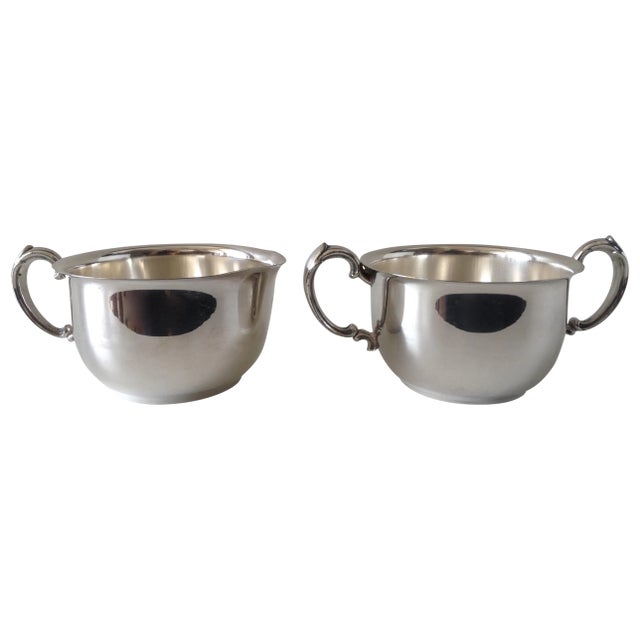 Silverplate Sugar & Creamer Set For Sale