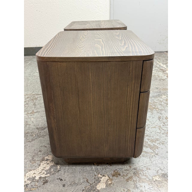 2020s Restoration Hardware Ciro Closed Nightstands, Pair For Sale - Image 5 of 12