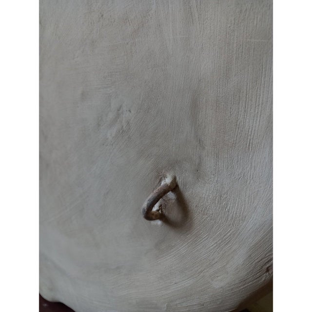 Exceptional Late 20th Century 'Patelle' Plaster Ceiling Light Fixture in the Style of Giacometti For Sale - Image 4 of 10