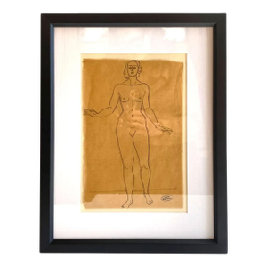Andre Derain Ink on Paper Drawing, Femme Nue Debout