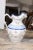 Ceramic Vintage English Booth's China Pink Roses, Blue & White Pheasants Pitcher For Sale - Image 7 of 12