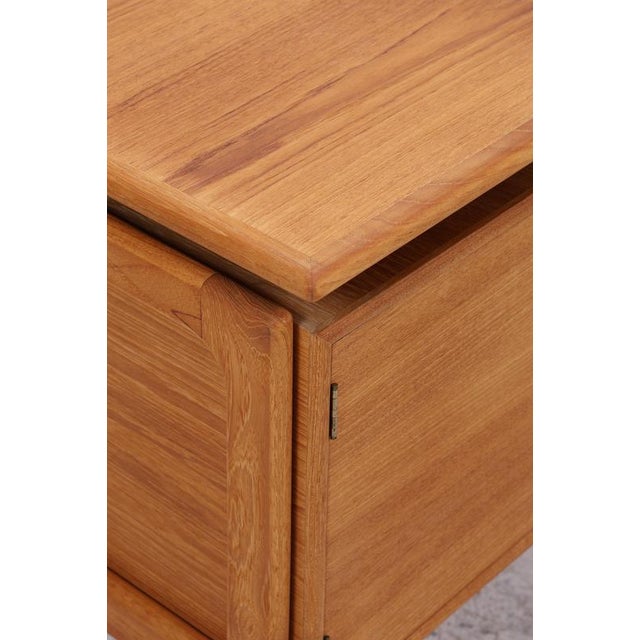 Wood Mid-Century Danish Teak Desk by Arne Vodder, 1960s For Sale - Image 7 of 17