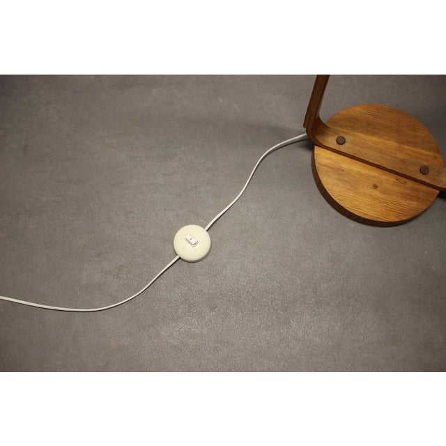 Mid-Century Scandinavian Wooden Floor Lamp, 1970s For Sale - Image 13 of 14