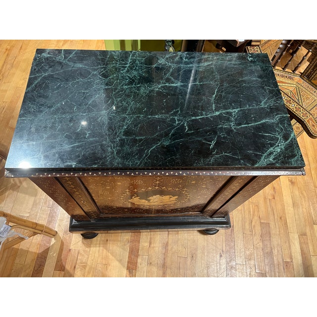 Magnificent 19th Century Italian Grand Tour Rosewood & Bone Inlaid Cabinet For Sale - Image 11 of 12