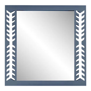 Fleur Home Audubon Spruce Square Mirror in Distance, 30x30 For Sale