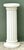 Ivory Vintage Cast Concrete Column Pedestal For Sale - Image 8 of 12