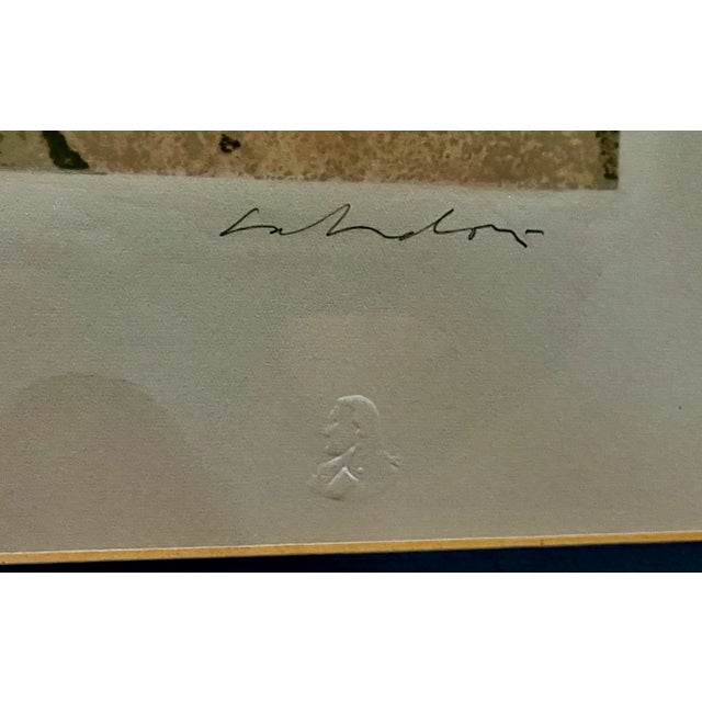 1950s Aldo Salvadori Lithograph, Framed For Sale In Tampa - Image 6 of 9