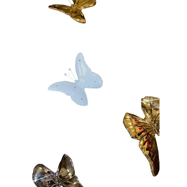 Set of Twenty Three Italian Porcelain Butterflies, 1970's. For Sale - Image 9 of 11