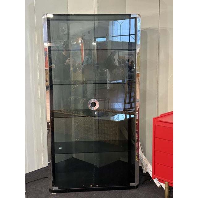 Vintage Showcase by Mario Sabot, 1970s For Sale - Image 6 of 6