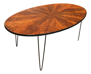 Large Oval Dining Table by Jacobsen, 1970s