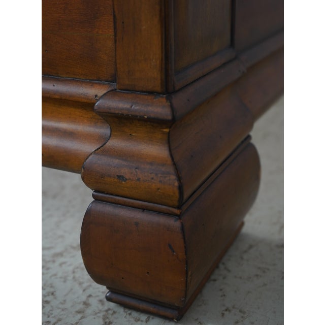 Ethan Allen Queen Size Tuscany Sleigh Bed For Sale - Image 9 of 17