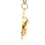 A distinctive handcrafted Italian 14K yellow gold pendant dating to the 1970s, featuring a beautifully sculpted ram...